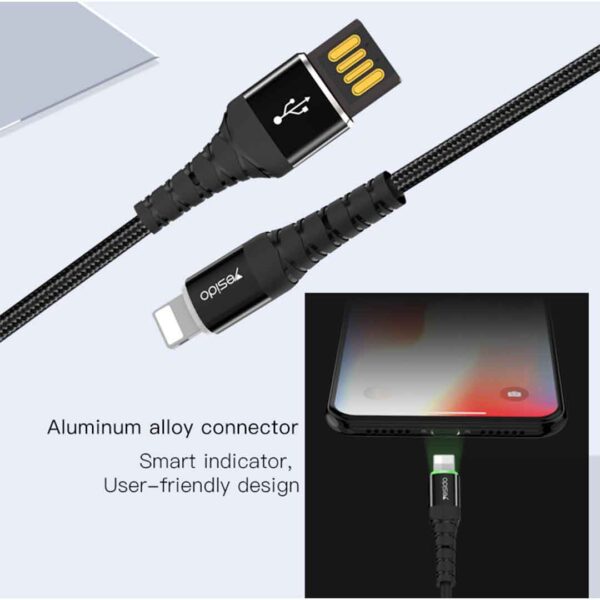 کابل آیفون یسیدو مدل YESIDO CA35 USB To Lightning
