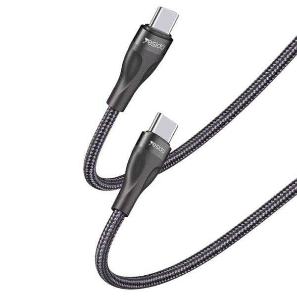 کابل پاوربانکی تایپ سی به تایپ سی یسیدو مدل YESIDO CA83 Type-C to Type-C