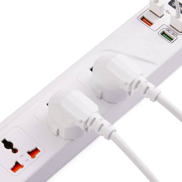 هاب شارژر و چند راهی برق گرین مدل GREEN LION POWER SOCKET 4 AC 4 USB 3000W