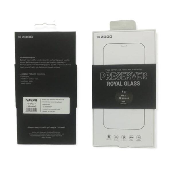 محافظ صفحه نمایش گوشی آیفون 14 پرومکس مدل KZDOO Iphone 14 ProMax Screen Protector