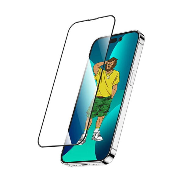 محافظ صفحه نمایش گوشی آیفون 14 پرو مدل GREEN SILICON PLUS Iphone 14 Pro Screen Protector