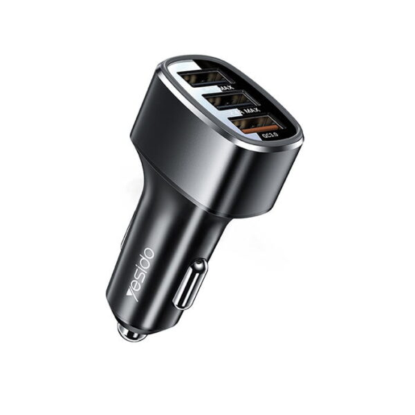 شارژر فندکی یسیدو مدل YESIDO Y46 CAR CHARGER QC3.0 18W