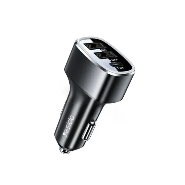 شارژر فندکی یسیدو مدل YESIDO Y47 CAR CHRGER PD 25W