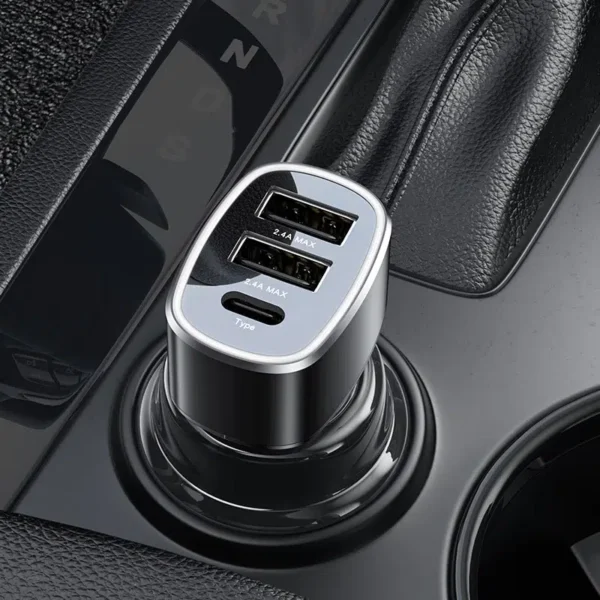 شارژر فندکی یسیدو مدل YESIDO Y47 CAR CHRGER PD 25W