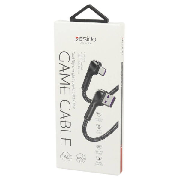 کابل تایپ سی گیمینگ یسیدو YESIDO CA80 TYPE-C Game Cable