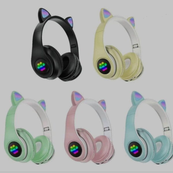 هدفون بلوتوثی گربه ای Cat Ear مدل P33M