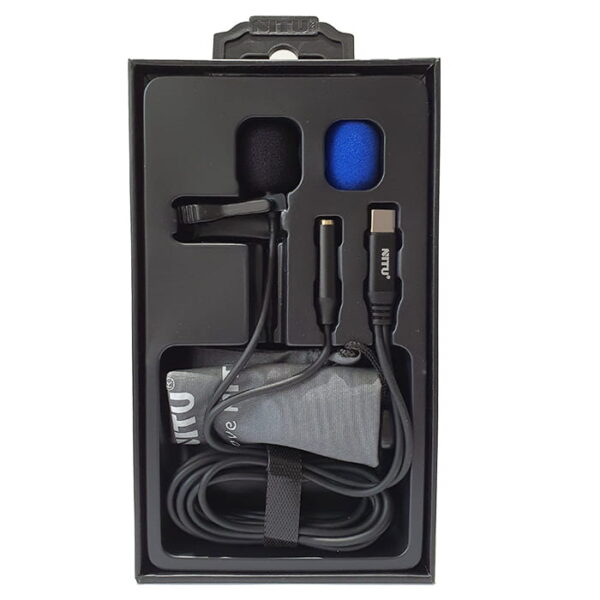 میکروفون یقه ای تایپ سی نیتو مدل NITU NM02 MICROPHONE 2M TYPE-C