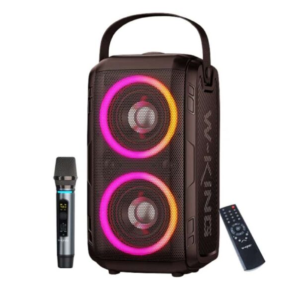 اسپیکر بلوتوثی دبلیو کینگ با میکروفون مدل W-KING T9 Wireless Speaker