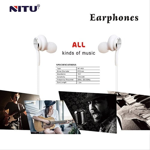 هندزفری سیمی نیتو مدل NITU NT-H06 EARPHONE
