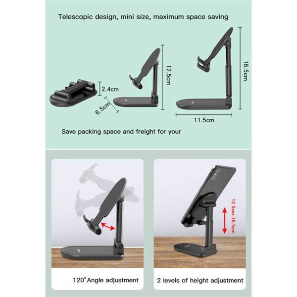 هولدر رومیزی یسیدو مدل YESIDO C85 DESKTOP HOLDER