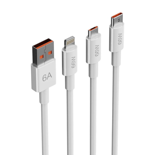 کابل شارژ تایپ سی 66وات جووی مدل JOWAY TC182 TYPE-C 6A