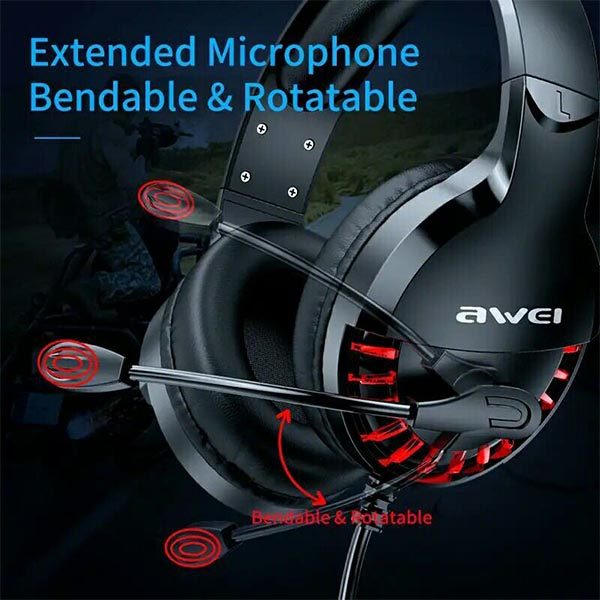هدست گیمینگ اوی مدل AWEI ES-770i HEAD-MOUNTED