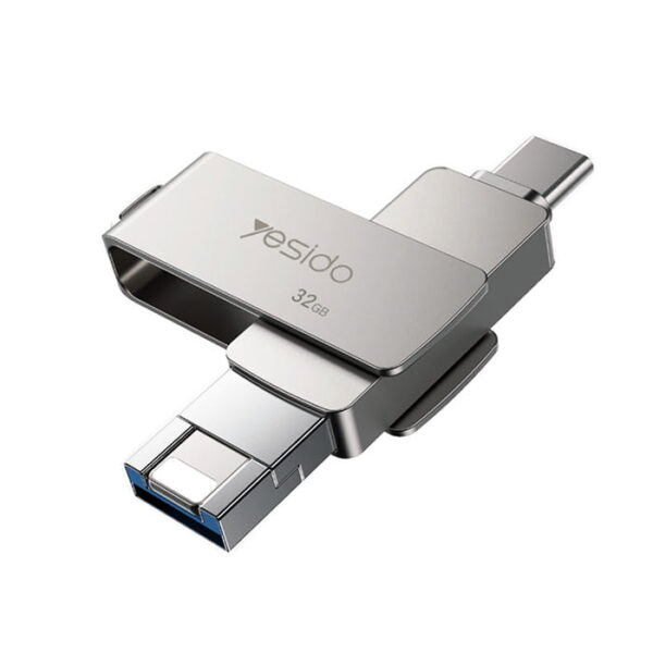مبدل و‌ فلش مموری 64 گیگابایت یسیدو مدل YESIDO FL12 64GB Flash Drive