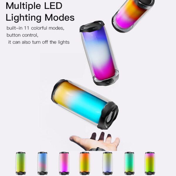اسپیکر با لامپ نوری یسیدو مدل YESIDO YSW09 RGB SPEAKER