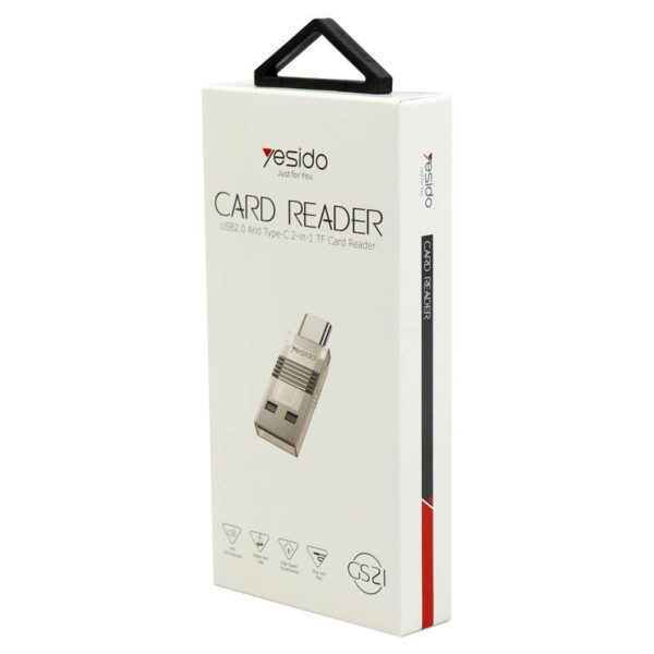 رم ریدر تایپ سی یسیدو مدل YESIDO GS21 TYPE-C CARD READER