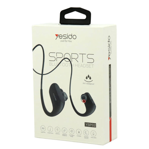 هندزفری بلوتوث گردنی یسیدو مدل YESIDO YSP02 SPORTS Wireless Headset
