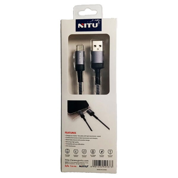 کابل شارژ AUTO DISCONNECT تایپ سی نیتو مدل NITU NT-UC51 TYPE-C FAST CHARGER