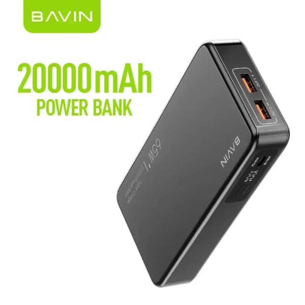 پاور بانک سوپر فست 20000 باوین مدل BAVIN PC036 PD 65W