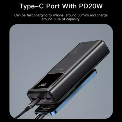 پاوربانک 20000 میلی آمپر یسیدو مدل YESIDO YP30 PD 20W