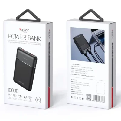 پاوربانک 10000 میلی آمپر یسیدو مدل YESIDO YP31 PD 20W