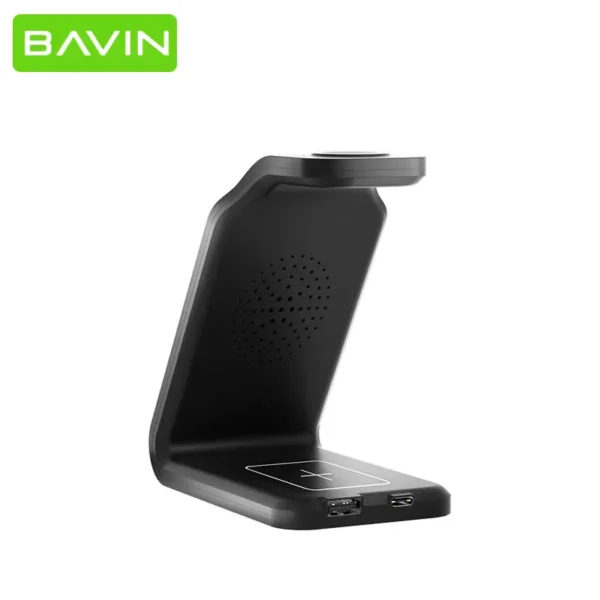 شارژر 3کاره وایرلس باوین مدل BAVIN PC055 Wireless charger 3-IN 1