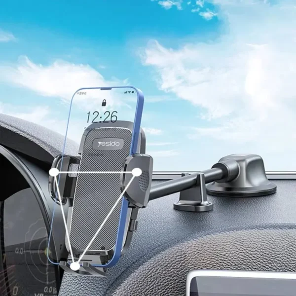هولدر داشبوردی یسیدو مدل YESIDO C140 WINDSHIELD HOLDER