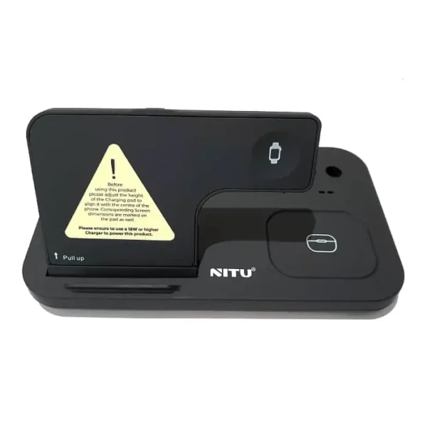 استند وایرلس شارژ نیتو مدل NITU 4IN1 Wireless Charger NT200