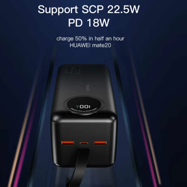 پاوربانک 50000 میلی آمپر یسیدو مدل YESIDO YP44 POWER BANK