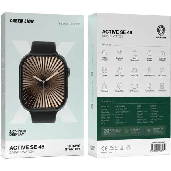 ساعت هوشمند گرین مدل GREEN ACTIVE SE 46 SMART WATCH