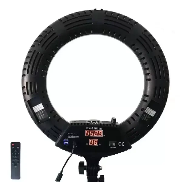 رینگ لایت زئوس با سه پایه فلزی مدل ZEUS SY-3161 iii