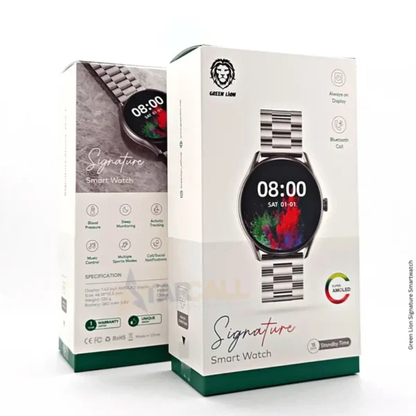 ساعت هوشمند سیگنیچر گرین مدل GREEN SIGNATURE SMART WATCH (گارانتی 6 ماهه)