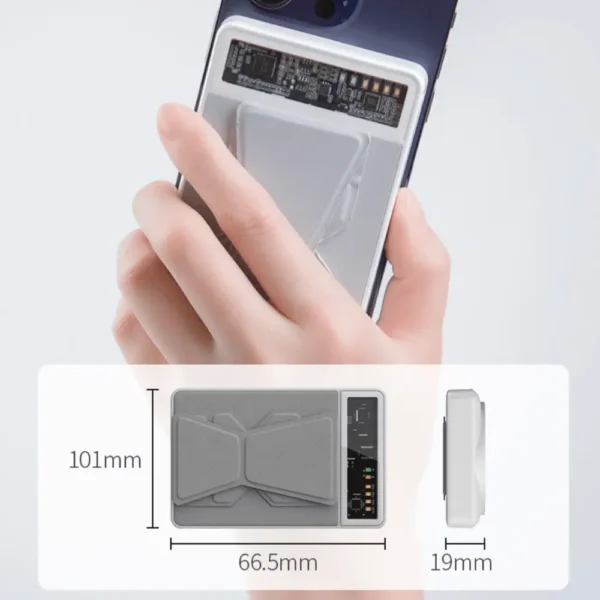 پاوربانک مگسیف 10000 میلی آمپر جووی مدل JOWAY JP510 MAGNETIC POWER BANK همراه با گارانتی معتبر