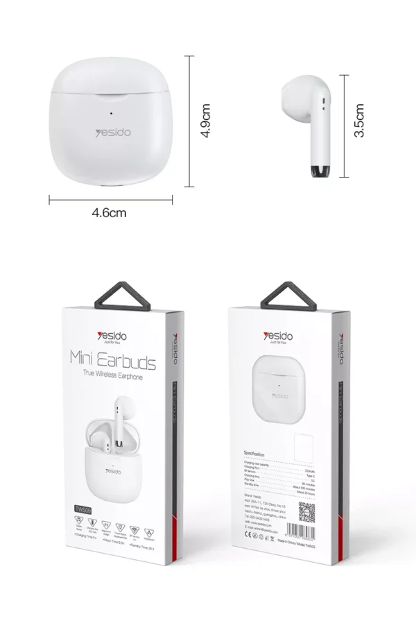ایرپاد یسیدو مدل YESIDO TWS09 MINI EARBUDS
