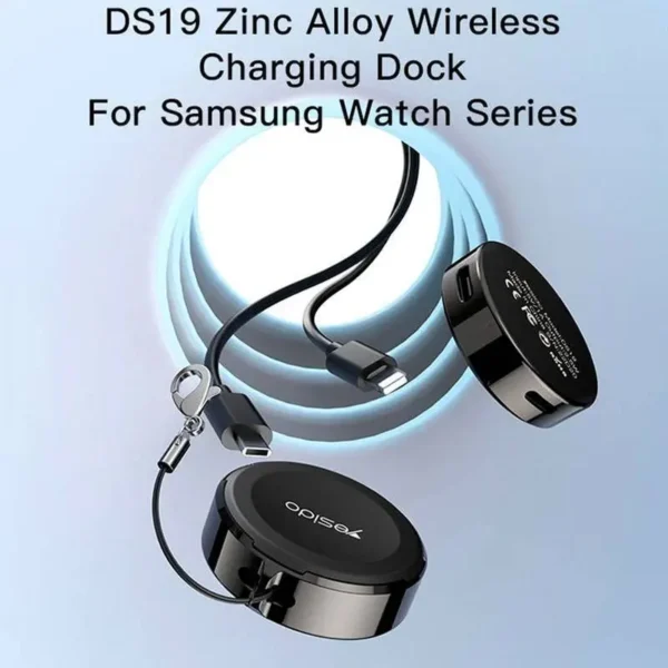 شارژر وایرلس ساعت گلکسی سامسونگ یسیدو مدل YESIDO DS19 WATCH CHARGER