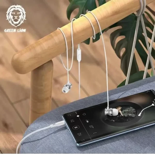 هندزفری سیمی گرین مدل GREEN METAL EARPHONE همراه با گارانتی معتبر