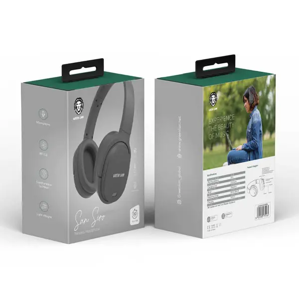 هدفون گرین مدل GREEN SAN SIRO WIRELESS HEADPHONE همراه با گارانتی معتبر