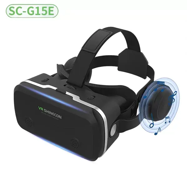 عینک واقعیت مجازی وی آر شاینکن دارای هدست مدل SHINECON VR SC-G15E