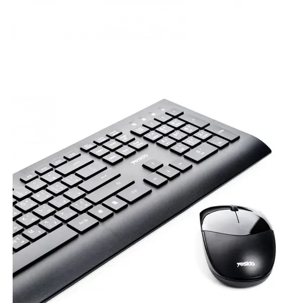 پک ماوس و کیبورد وایرلس یسیدو مدل YESIDO KB13 WIRELESS COMBINATION