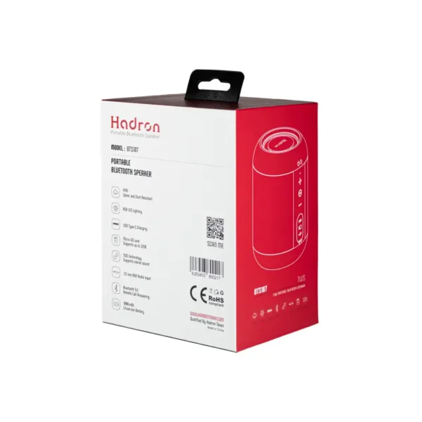 اسپیکر بلوتوثی هادرون مدل HADRON BTS107 ( گارانتی هادرون توان )