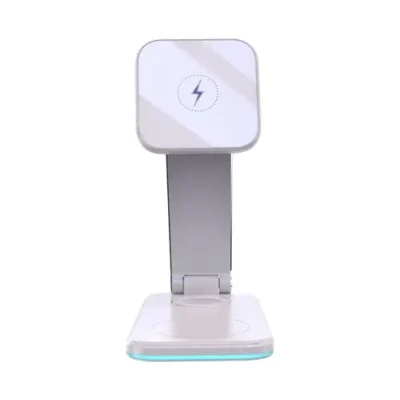 استند شارژ وایرلس یسیدو YESIDO DS17 FOLDABLE 3IN1 WIRELESS CHARGER