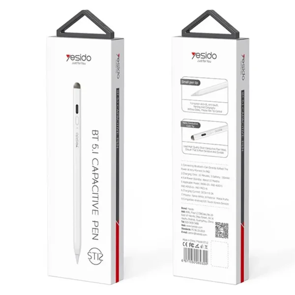 قلم لمسی شارژی یسیدو YESIDO ST12 CAPACITIVE PEN