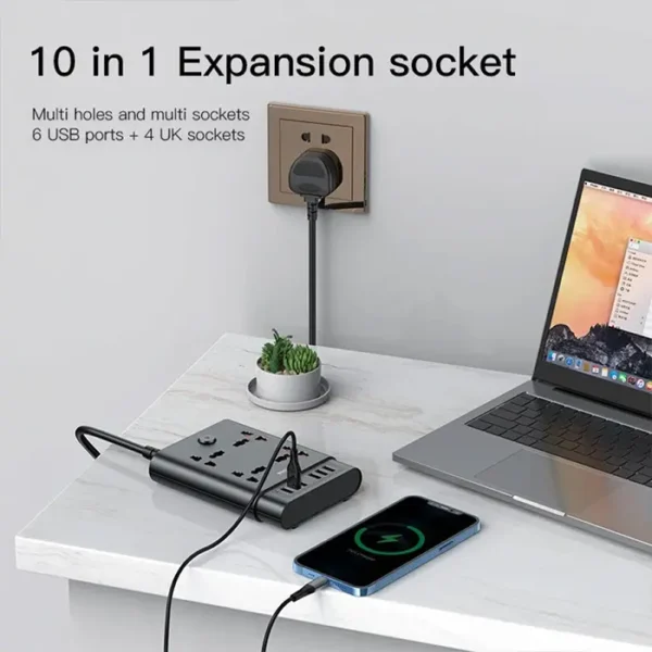 هاب و چند راهی برق یسیدو YESIDO MC08 POWER SOCKET