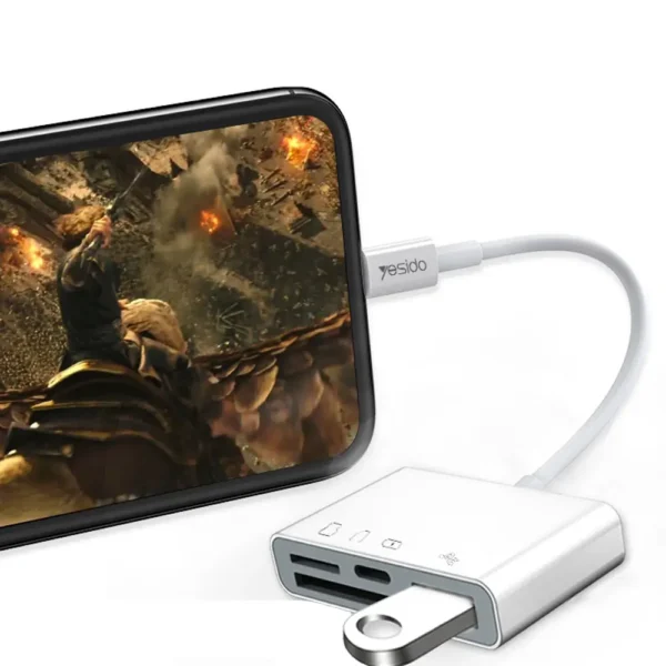 مبدل و هاب یسیدو YESIDO GS12 OTG ADAPTER