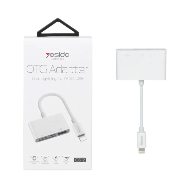 مبدل و هاب یسیدو YESIDO GS12 OTG ADAPTER
