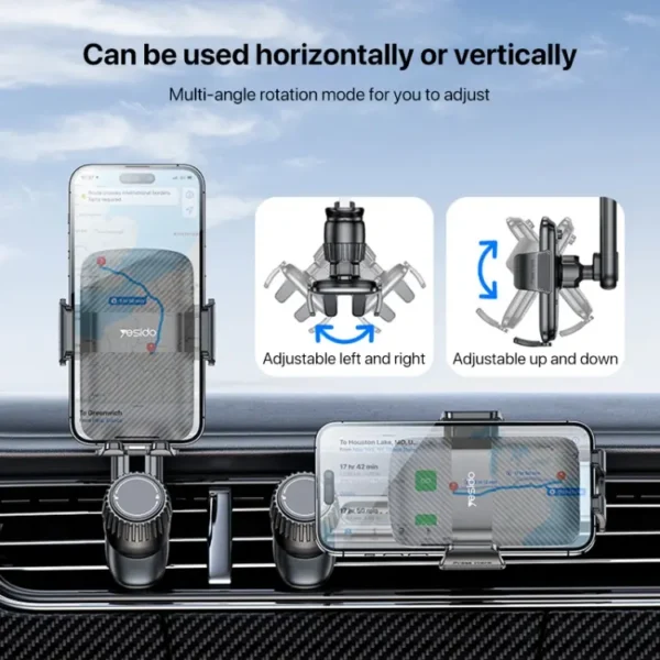 هولدر دریچه کولر یسیدو مدل YESIDO C242 CAR HOLDER