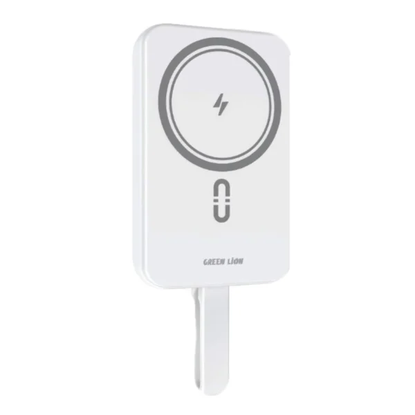 پاوربانک مگسیف 10000 میلی آمپر گرین GREEN MAGSAFE LITE 10K fh با گارانتی