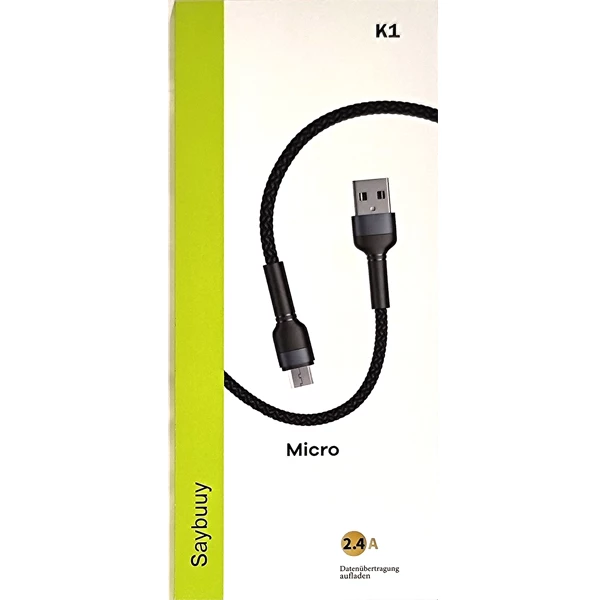 کابل شارژ USB به میکرو سی بای مدل SAYBUUY K1 MICRO با گارانتی