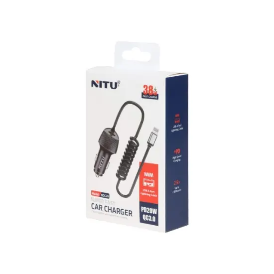 شارژر فندکی 38 وات نیتو مدل NITU NDC26 CAR CHARGER