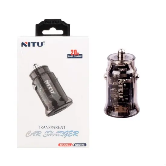 شارژر فندکی 20 وات نیتو مدل NITU NDC29 20W