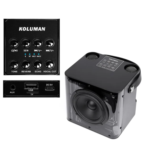 اسپیکر بلوتوثی میکروفندار کلومن KOLUMAN K-S150 با گارانتی